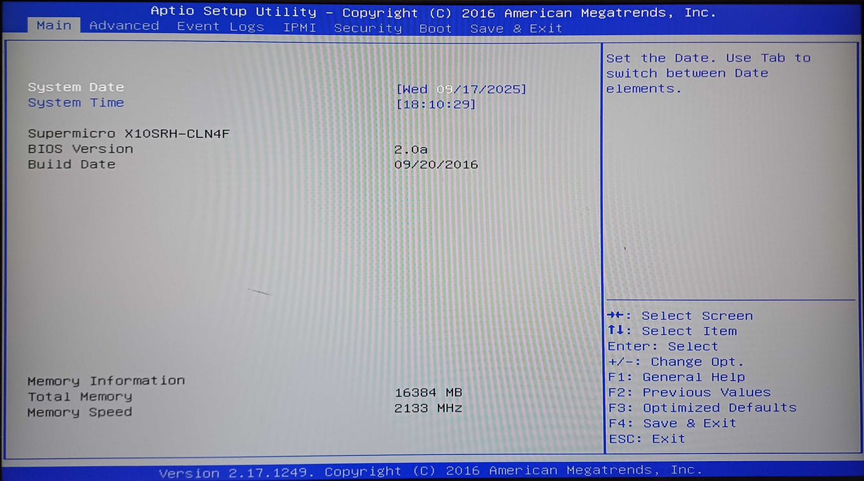 SuperMicro X10SRH-CLN4F, Xeon E5-2620 v4, 16GB DDR4, SAS3008-IT