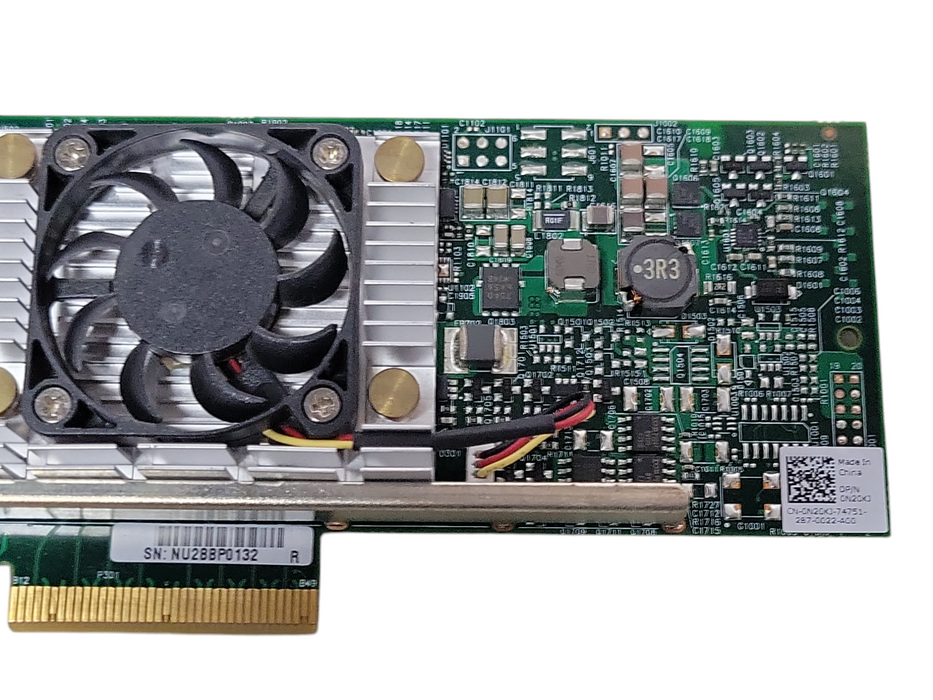 Dell Broadcom Dual-Port 10GbE SFP PCIe Network Adapter Dell P/N: 0N20KJ _