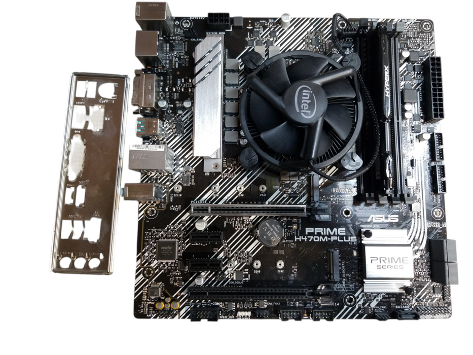 Asus Prime H470M-PLUS Motherboard w/ Intel i7-10700 CPU and 8GB DDR4 RAM