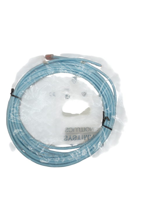 Lot of 9x CAT6 cables (~9m)one end RJ45, other end open. Light blue, Cat6.