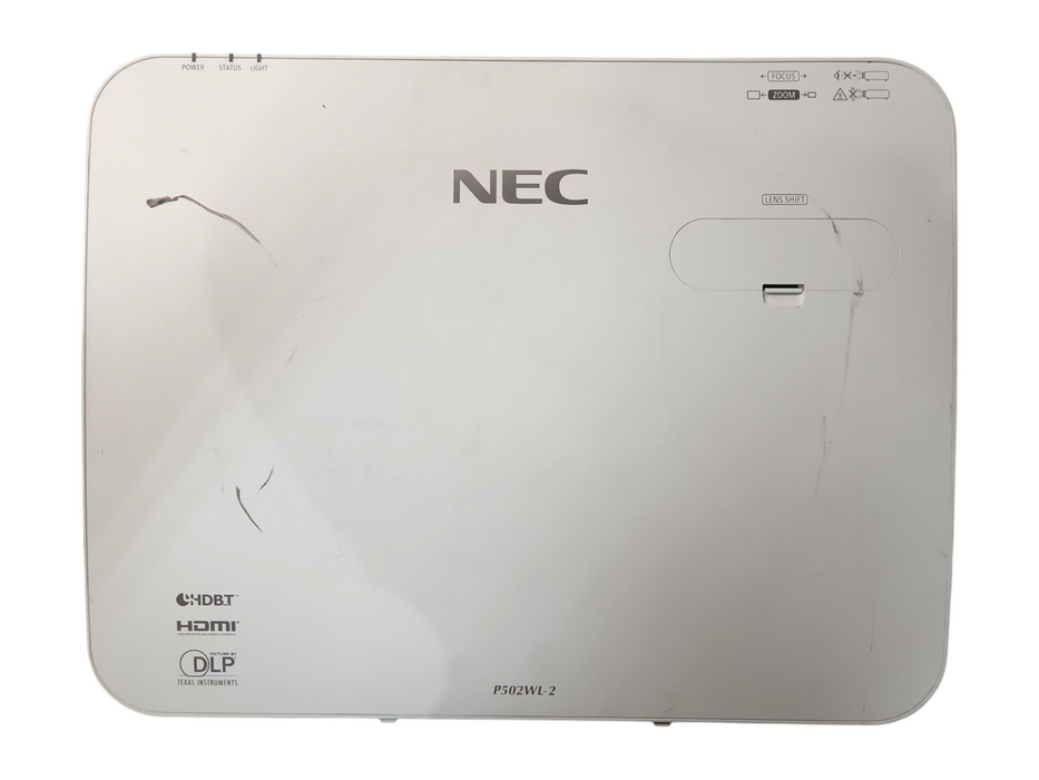 NEC P502WL-2 3D WXGA 5000 Lumens DLP Projector, Lamp Hour: 573Hrs