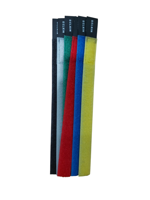 Lot 10x - Belkin Cable Ties 6 Color Pack F8B024