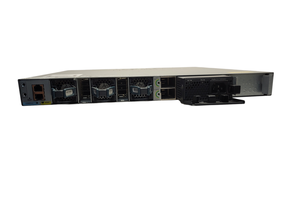 Cisco Catalyst WS-C3850-48F-S 48-Port Gigabit Ethernet Managed PoE+ Switch $