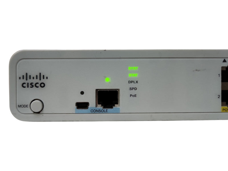 Cisco Catalyst 2960-C WS-C2960C-8PC-L, 8-port Ethernet PoE Network Switch