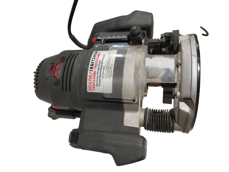 Sears Craftsman Professional Electronic Plunge Router 1/2" & 1/4" Collet  =
