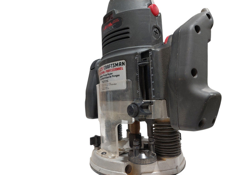 Sears Craftsman Professional Electronic Plunge Router 1/2" & 1/4" Collet  =