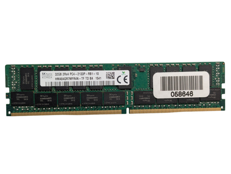 32GB Hynix DDR4 Server Memory Module 32GB 2Rx4 PC4-2133P-RB1-10   Q-