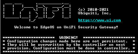 Ubiquiti Networks UniFi USG Security Gateway, Factory Reset !