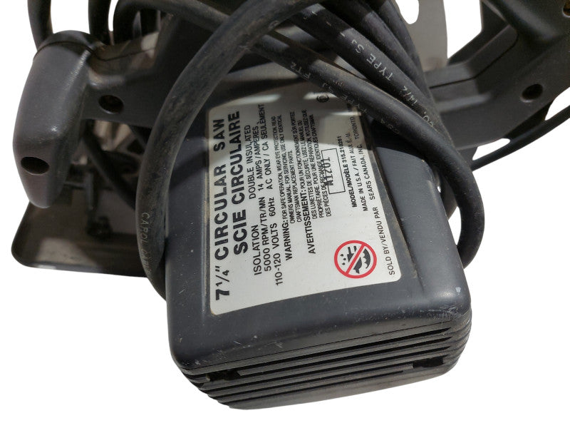 Sears Craftsman 140 Professional 7 1/4" Circular Saw  =