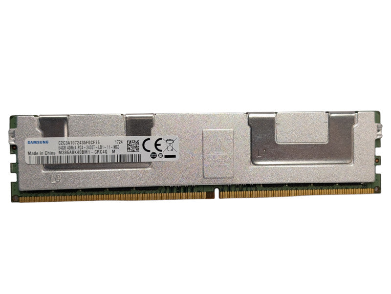 64GB Samsung DDR4 Server Memory Module 64GB 4DRx4 PC4-2400T-LD1-11-MC0 -