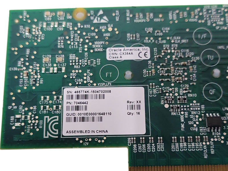 Oracle CX354A ConnectX-3 Dual QSFP 40Gbps 7046442,  Low Profile  _