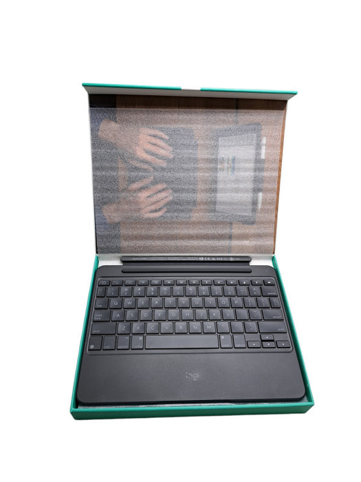 (New Open Box) Logitech Slim Combo For iPad 5th and 6th Generation