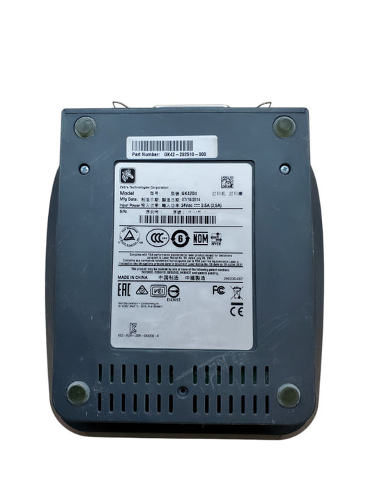 Zebra GK420d | GK42-202510-000 | Thermal Label Printer Q