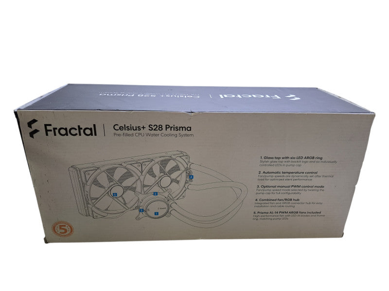 Fractal Design Celsius+ S24 Prisma | All in One Liquid Cooler LGA1700 AM5
