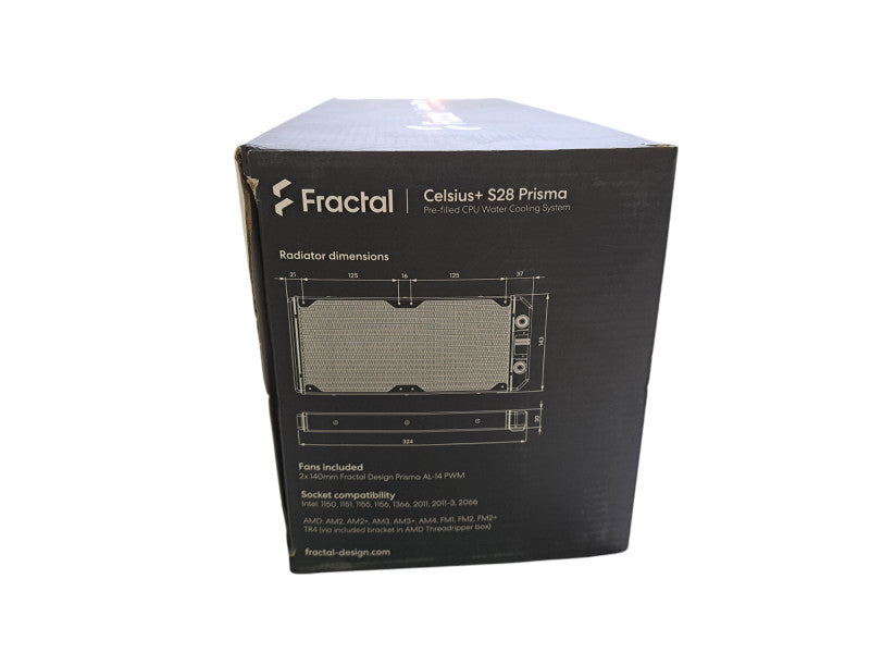 Fractal Design Celsius+ S24 Prisma | All in One Liquid Cooler LGA1700 AM5