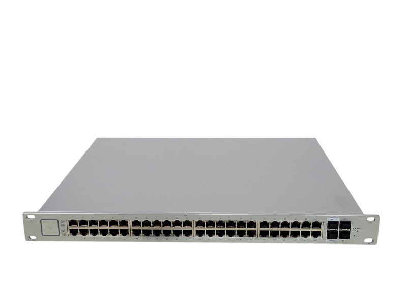 Ubiquiti UniFi US-48-500W 48-Port Gigabit PoE+ Switch with 2 SFP+, READ _