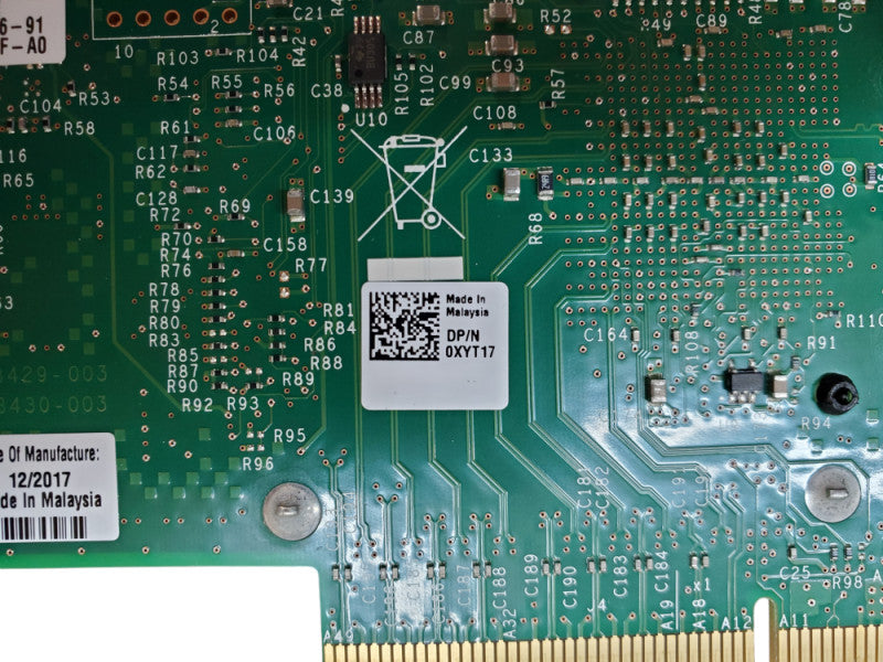 Dell X520-DA2 Dual Port SFP+ High Profile PCIe Network Adapter 0XYT17 Q