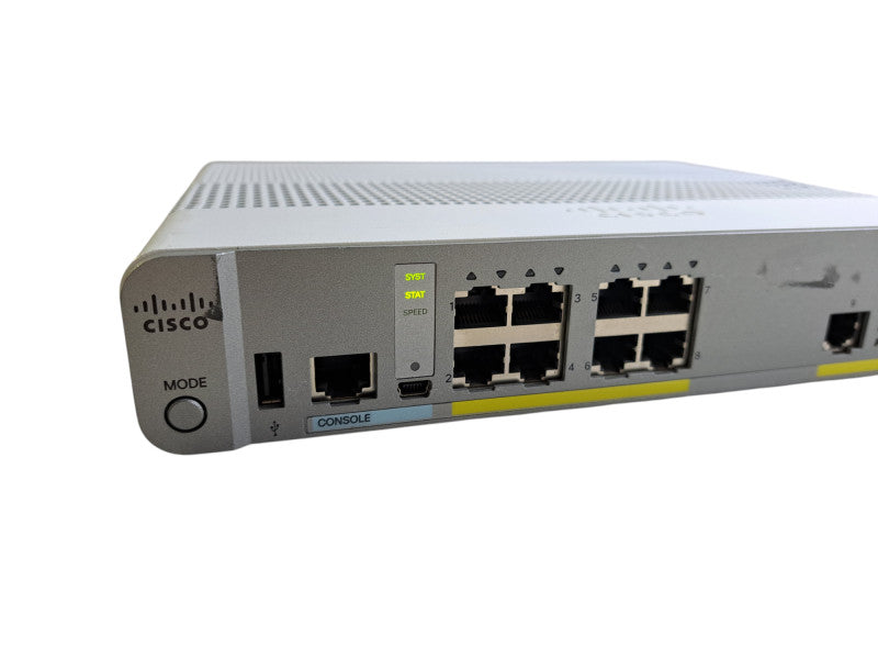 Cisco WS-C2960CX-8TC-L V04 | 8-Port Gigabit Managed Silent Switch w/ 2x SFP