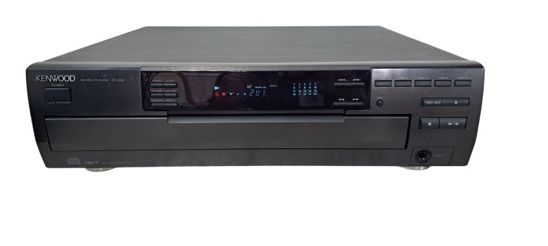 Kenwood Audio Model CD-204 5 CD Changer Compact Disc Player W/Remote
