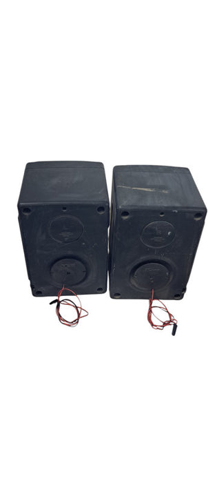 Pair of Vintage Sony Twin Duct Stereo Dual Cone Speakers