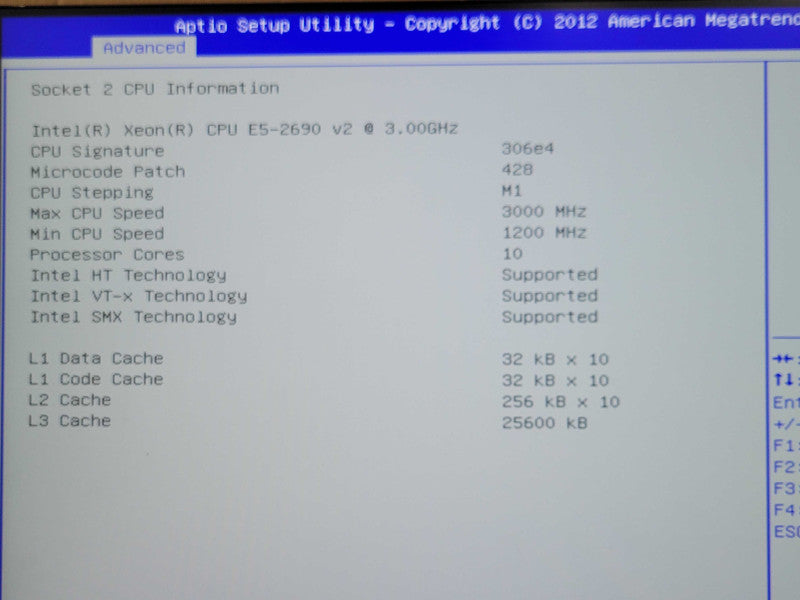 SuperMicro X9DRD-iF/LF, 2x Xeon E5-2690v2 3.00GHz 128GB RAM, 2x PSU, 3.5" Q_