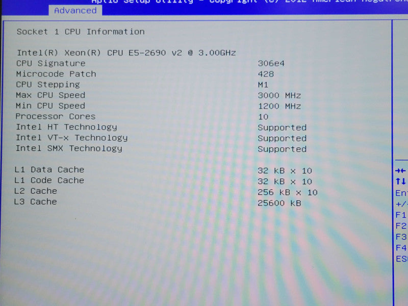 SuperMicro X9DRD-iF/LF, 2x Xeon E5-2690v2 3.00GHz 128GB RAM, 2x PSU, 3.5" Q_