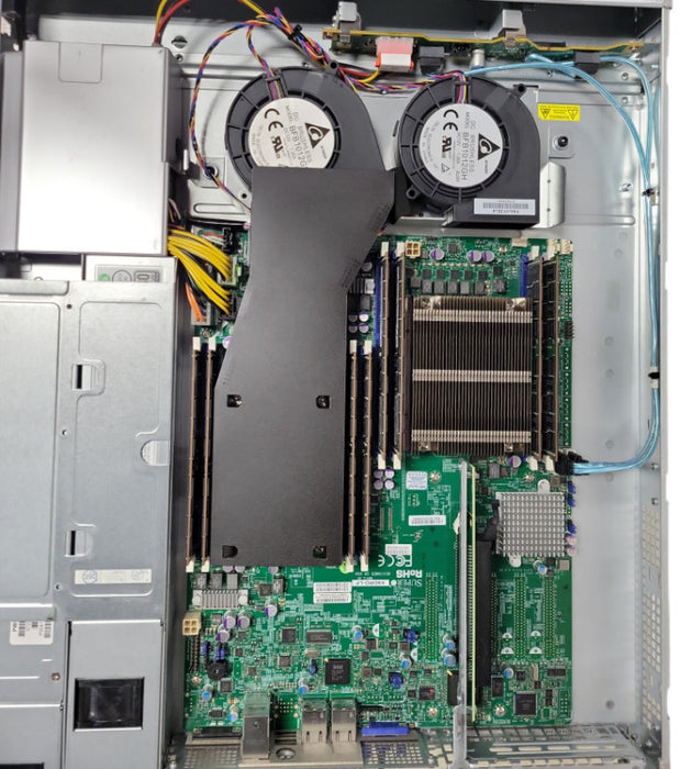 SuperMicro X9DRD-iF/LF, 2x Xeon E5-2690v2 3.00GHz 128GB RAM, 2x PSU, 3.5" Q_