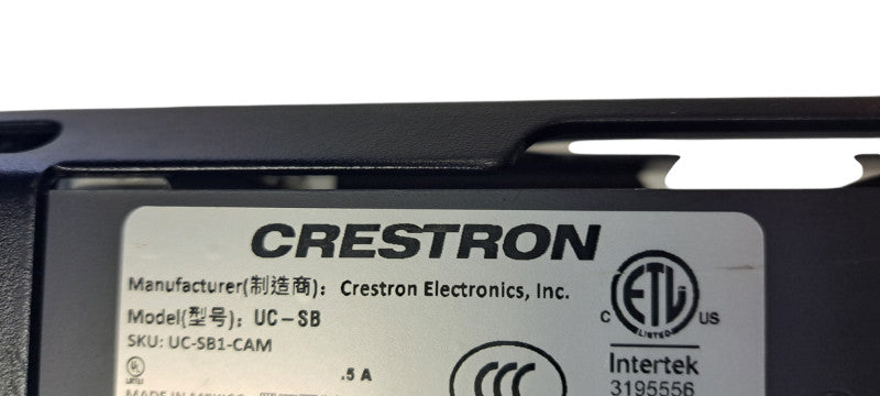 Crestron UC Video Conference Smart Soundbar & Camera (UC-SB1-CAM) Q
