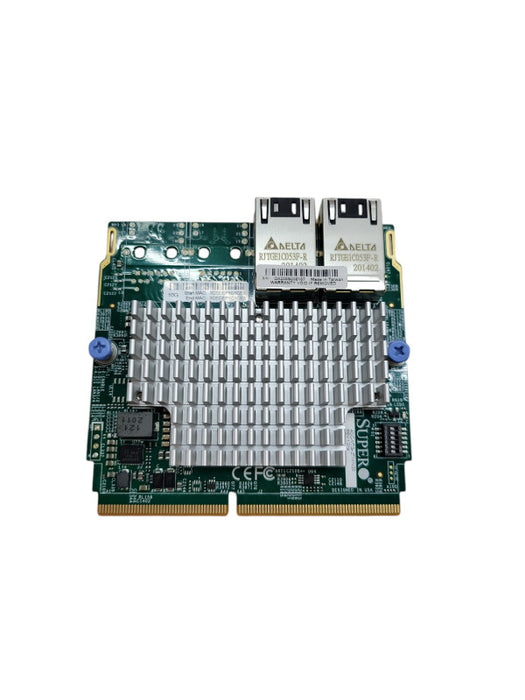 Supermicro AOC-MTG-I2TM-NI22 X550 2-Port 10GbE SIOM Ethernet Adapter Add On Q%