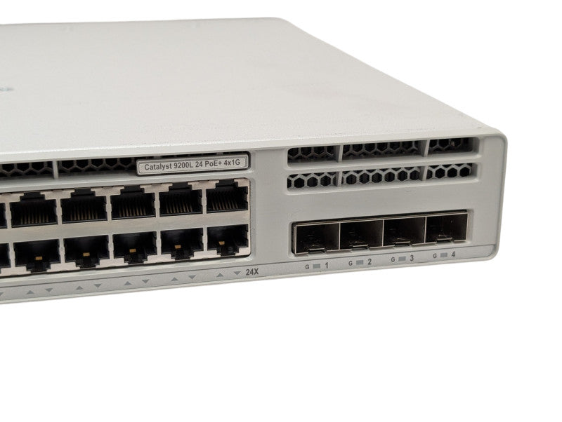 Cisco Catalyst C9200L-24P-4G-E v01 24 Post PoE+ Gigabit Managed Switch -