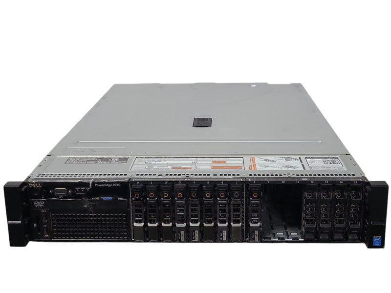 Dell PE R730 2x Xeon E5-2643v3 3.40Ghz 96GB RAM 9x 1.2TB, H730p mini 2x PSU _
