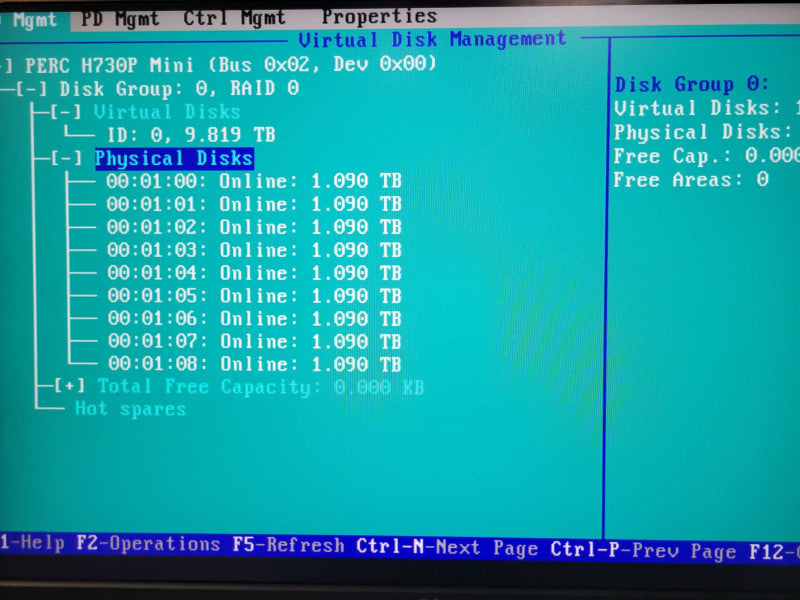 Dell PE R730 2x Xeon E5-2643v3 3.40Ghz 96GB RAM 9x 1.2TB, H730p mini 2x PSU _