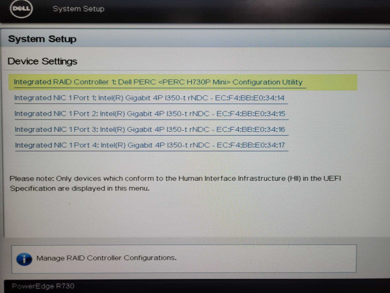 Dell PE R730 2x Xeon E5-2643v3 3.40Ghz 96GB RAM 9x 1.2TB, H730p mini 2x PSU _