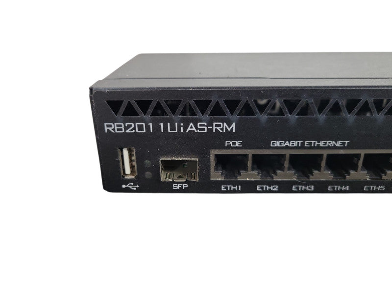 MikroTik RB2011UiAS-RM Routerboard Gigabit Router !