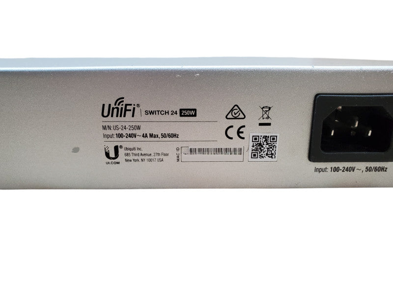 Ubiquiti UniFi Switch 24 250W US-24-250W 24 port Gigabit PoE Switch