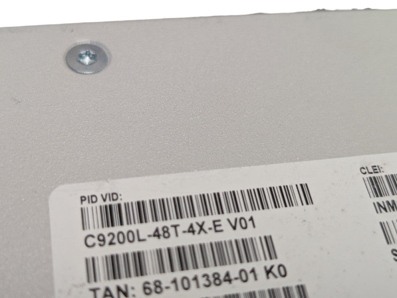 Cisco Catalyst C9200L-48T-4X-E V01 4x SFP+ 48 Port Gigabit PoE+ Switch READ -