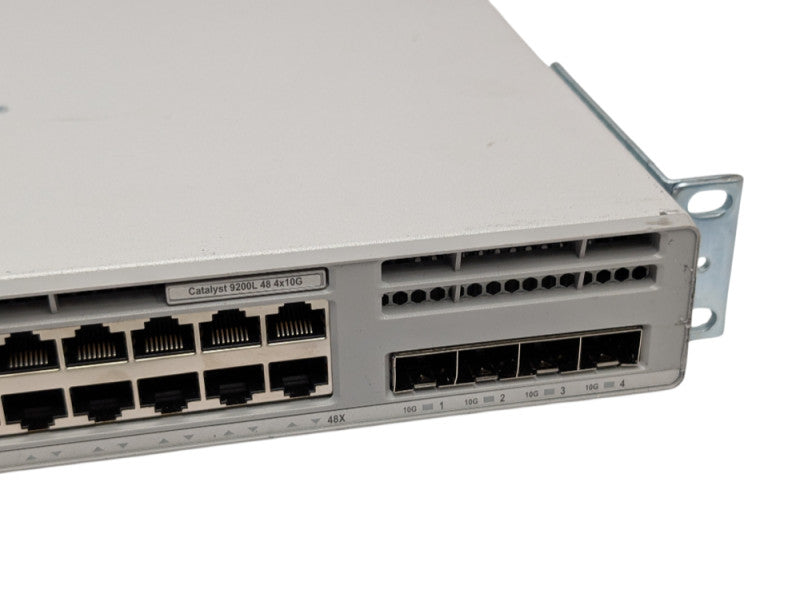 Cisco Catalyst C9200L-48T-4X-E V01 4x SFP+ 48 Port Gigabit PoE+ Switch READ -