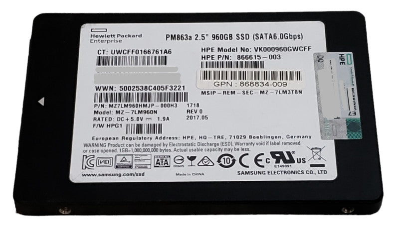 960GB - 1TB SATA 2.5" 7mm Laptop SSD - Assorted Brands Q+
