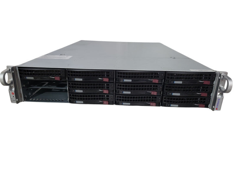 Supermicro X9DRD-7LN4F / X9DRD-EF 2U 12x3.5", 2x Xeon E5-2620 v2, 82GB DDR3 !