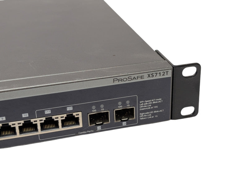NETGEAR 12-Port 10GbE Smart Switch XS712T 12x 10GbE RJ45 2x SFP+ Q-