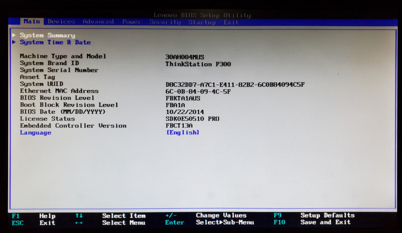 Lenovo ThinkStation P300 Xeon E3-1241 v3 8GB DDR4 K620 - No HDD