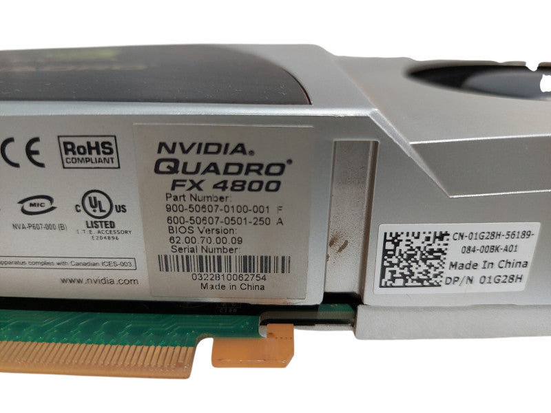 Nvidia Quadro FX 4800  =