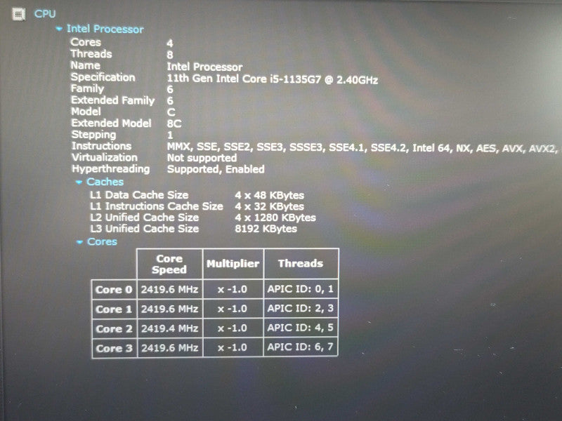 HP ZBook Firefly G8 i5-1135G7 16GB DDR4 256GB SSD  β Lap200