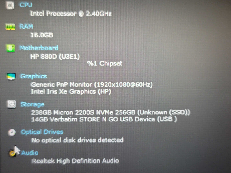 HP ZBook Firefly G8 i5-1135G7 16GB DDR4 256GB SSD  β Lap200