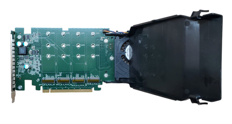 Dell DPWC400 Quad M.2 PCIe Solid State Drive Adapter Card - 06N9RH Q