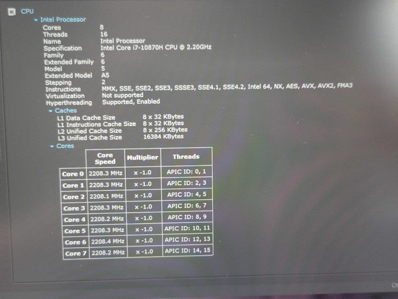 Alienware m15 R4 i7-10870H 32GB DDR4 RTX 3070 1TB NVMe READ β Lap200
