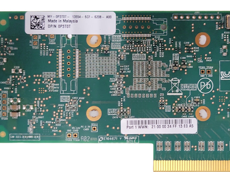 Dell Qlogic QLE2690L-DEL Dual Port 16GB FC Adapter 0P3T0T, LP bracket _