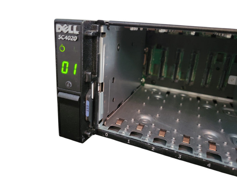 Dell Compellent SC4020 24x 2.5" Storage Array 2x 10G-iSCSI-2 Storage ControLler E15M E15M001 !