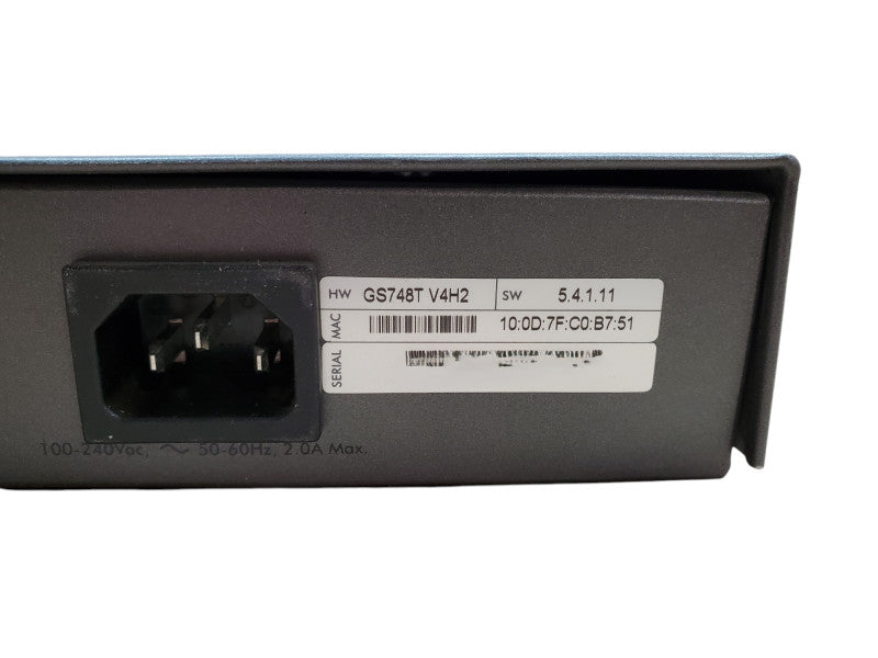 Netgear ProSafe GS748T v4h2 48-Port Gigabit Smart Switch