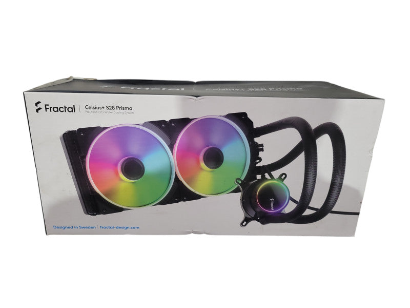 Fractal Design Celsius+ S28 Prisma computer liquid cooling !
